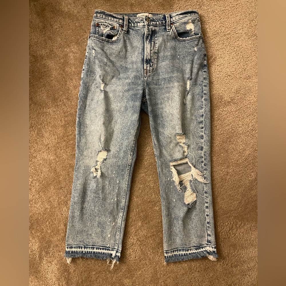 Abercrombie Curve Love Ankle Jeans